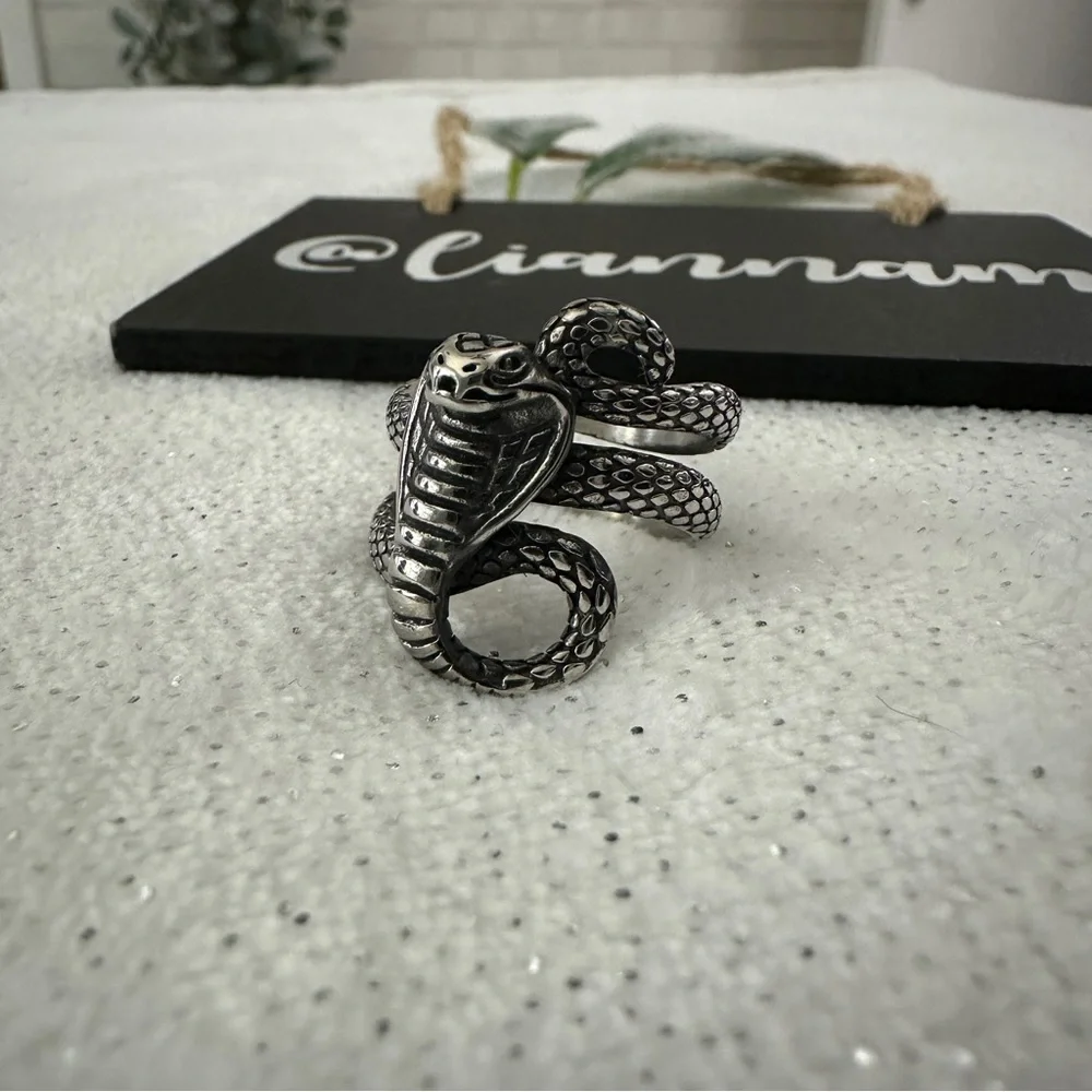 RICHSTEEL Cobra Snake Ring Size 11